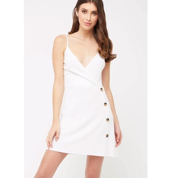 Sage Dresses & Skirts - SAGE The Label Take My Hand White Knit Tank Dress